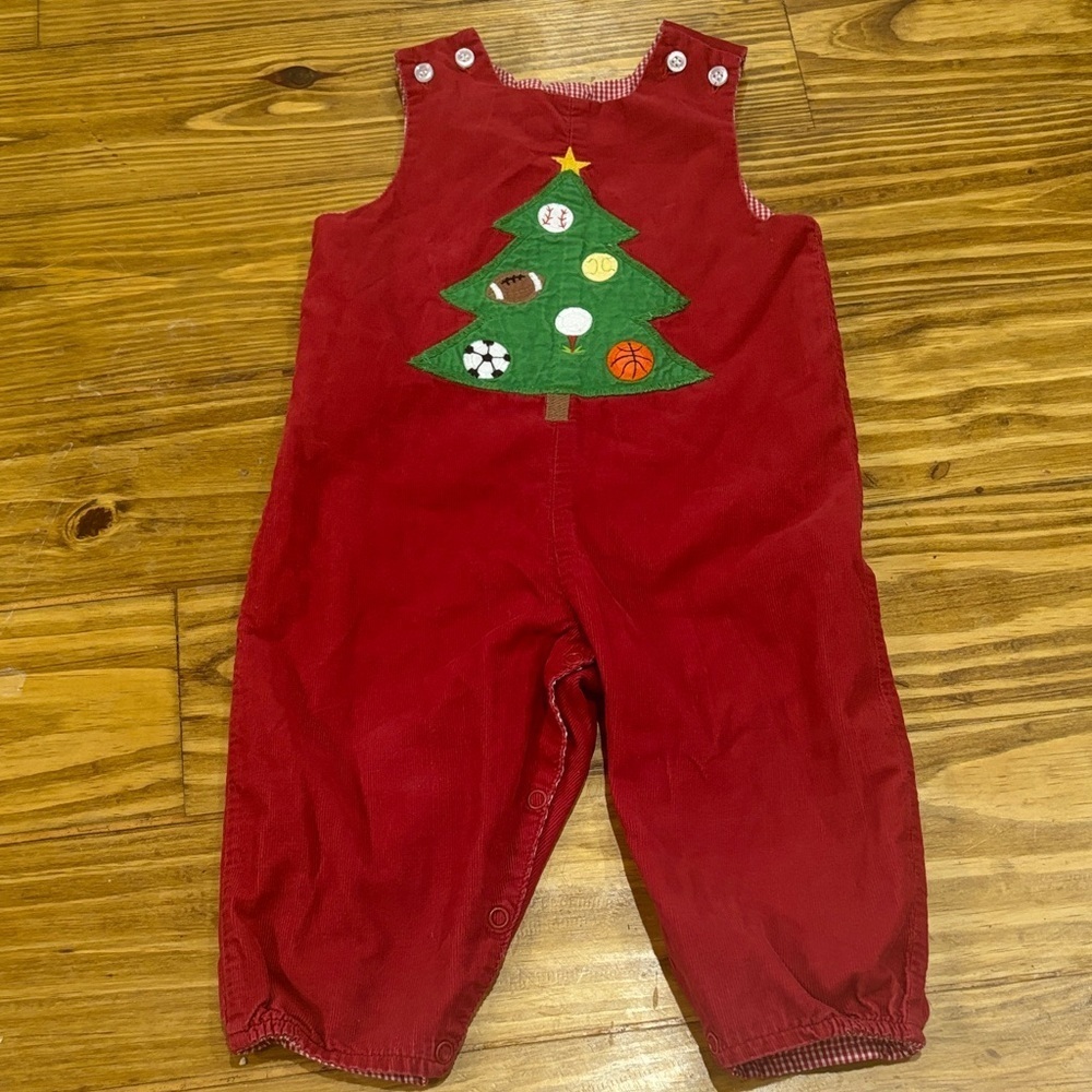 Bailey Boys Reversible John John 18 Month, Sports Christmas Tree & Scottie Dog